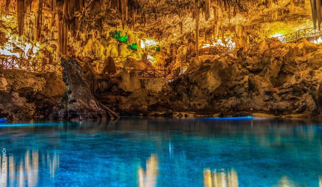 Agua cristalina un deleite visual en el cenote