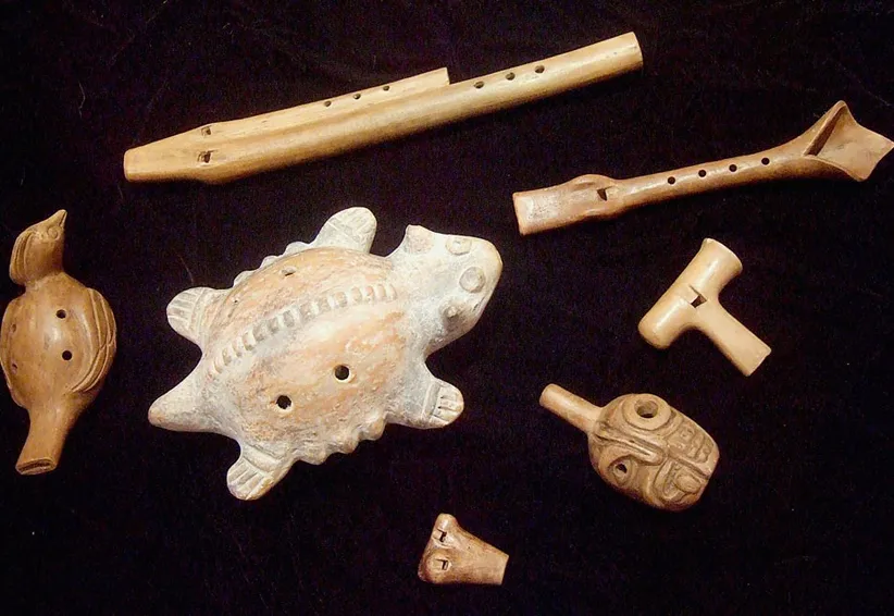 Instrumentos musicales mayas